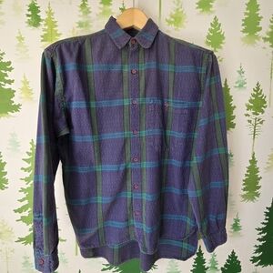 Plaid Casual Button Down Shirt